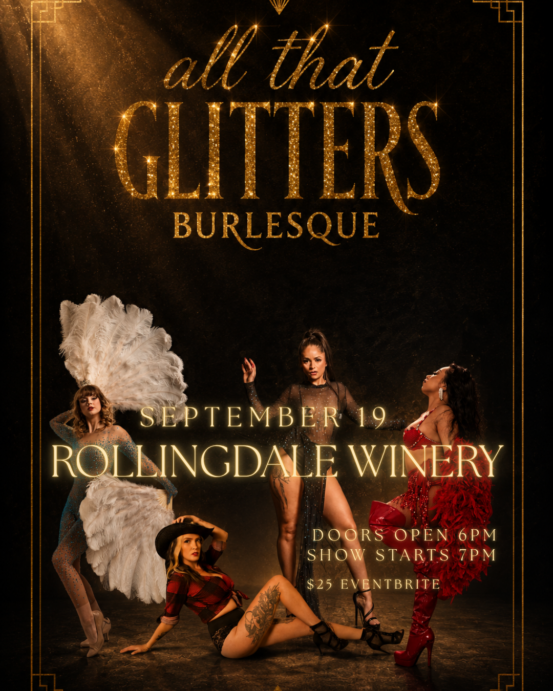 Sept 19th ALL THAT GLITTERS — BURLESQUE